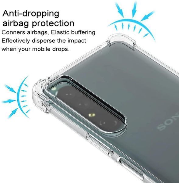Чехол накладка WXD для Sony Xperia 1 V / прозрачный 90615 фото