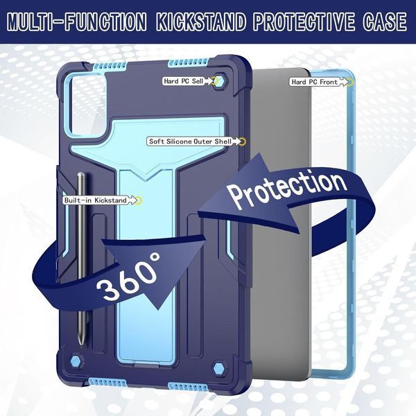 Чохол Space case на планшет Lenovo Xiaoxin Pad 2024 (11") / синій + блакитний 097809 фото