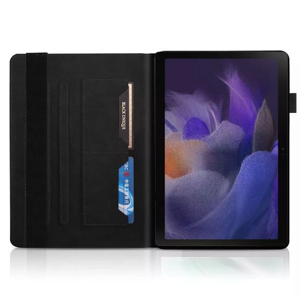 Чохол-книжка Wood Book на планшет Samsung Galaxy Tab A9 Plus (11") / чорний 098691 фото