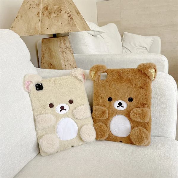 Чехол Soft Case на планшет iPad 10.9" (2022) / Bear white 099426 фото