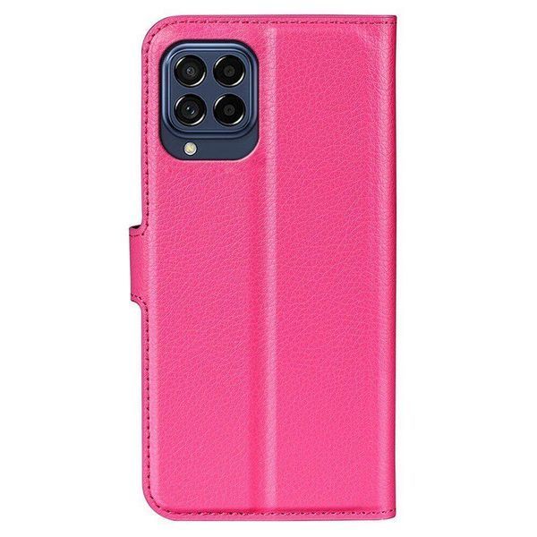 Чохол книжка Lichee для Samsung Galaxy M33 малиновий 089869 фото