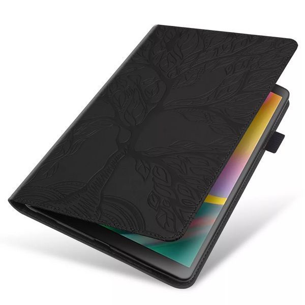 Чохол-книжка Wood Book на планшет Samsung Galaxy Tab A9 Plus (11") / чорний 098691 фото