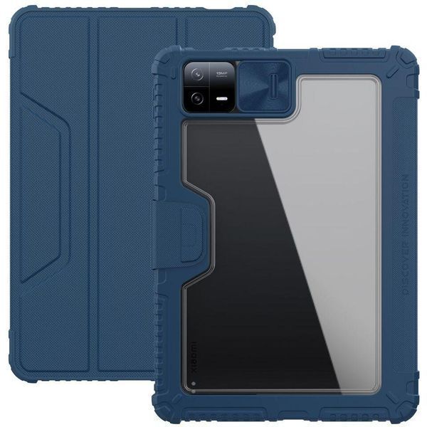 Чехол книжка Nillkin Bumper Pro на Xiaomi Mi Pad 6 синий 095990 фото