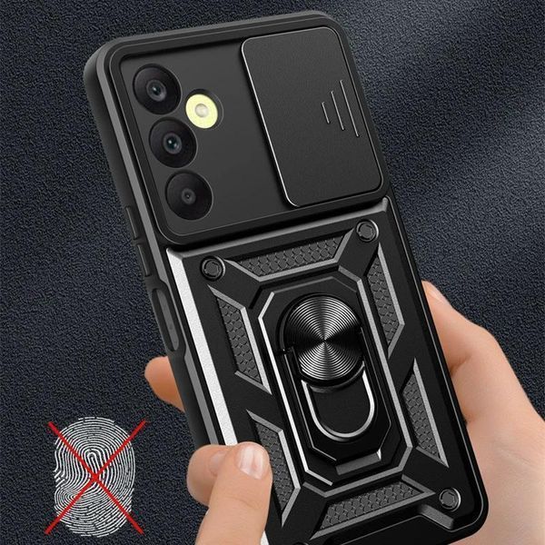PC + TPU чохол Armor Camshield для Samsung Galaxy A35 / світло-зелений 097126 фото