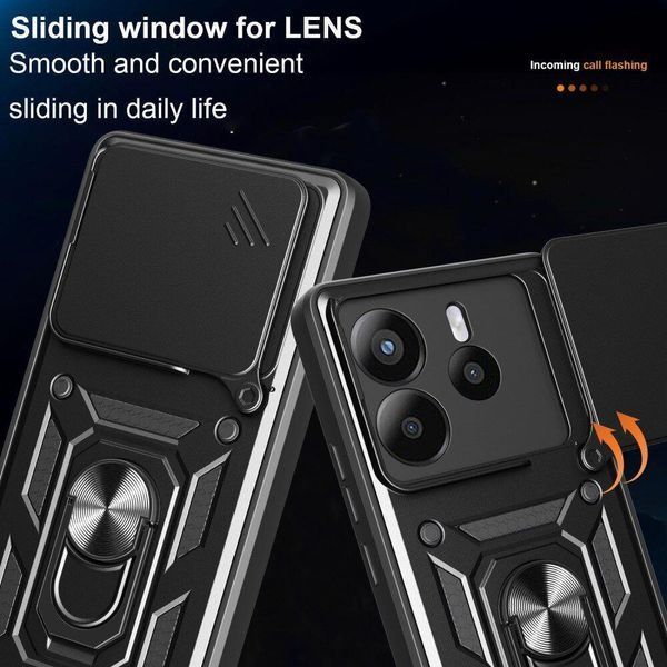 PC + TPU чохол Camshield Armor для Xiaomi Redmi Note 14 (4G) / сріблястий 099822 фото