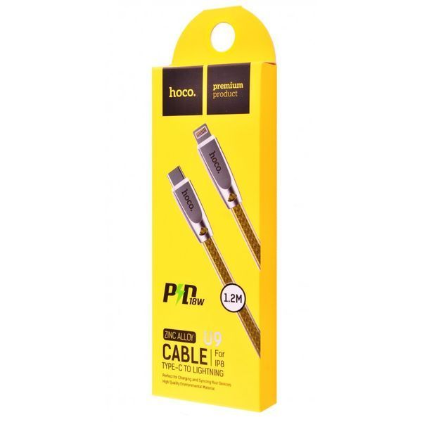 Hoco U9 Quick Charging Lightning to Type-C Cable (2 цвета) 16671 фото
