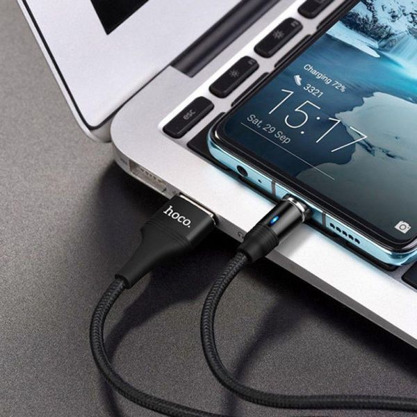 USB кабель Hoco U76 Fresh Magnetic Type-C Cable (1.2m) 80620 фото