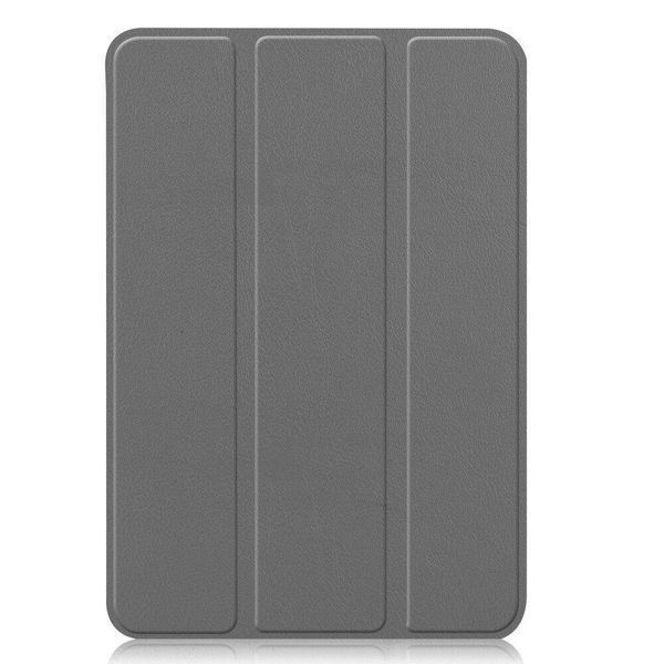 Кожаный чехол книжка Crazy Horse на планшет iPad Mini 7 2024 (8.3") / серый 098881 фото