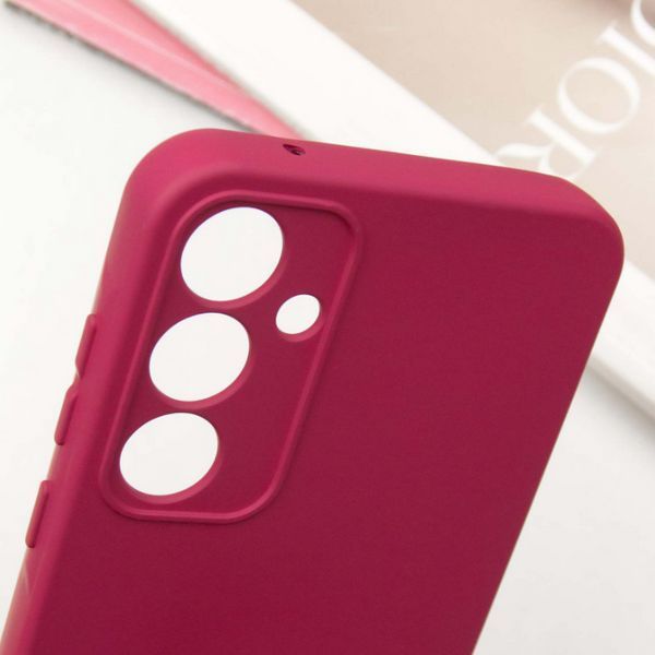 Чохол накладка TPU Liquid Silk для Samsung Galaxy S24 FE / marsala 201179 фото