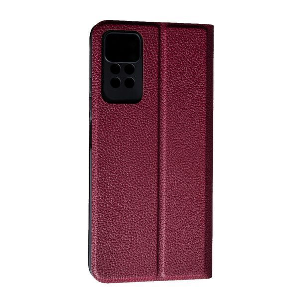 Чохол книжка Fibra case для Xiaomi Redmi Note 12 Pro (4G) / бордовий 094442 фото