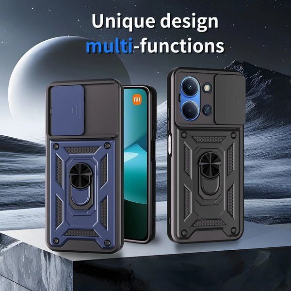 PC + TPU чехол Camshield Armor для Xiaomi Redmi 15C 4G EU (173 x 81 x 8.2 мм) / синий 100328 фото