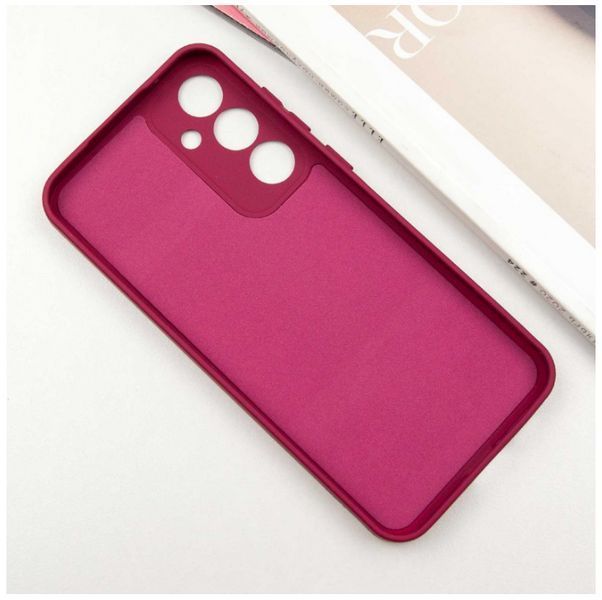 Чохол накладка TPU Liquid Silk для Samsung Galaxy S24 FE / marsala 201179 фото