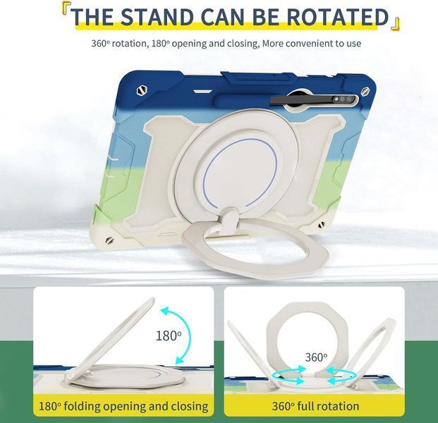 Чохол Rainbow Armor Tablet на планшет Samsung Galaxy Tab S8 Ultra (14.6") / блакитний 097945 фото
