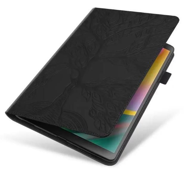 Чохол книжка Wood Book на планшет Poco Pad M1 (12.1") / чорний 100913 фото