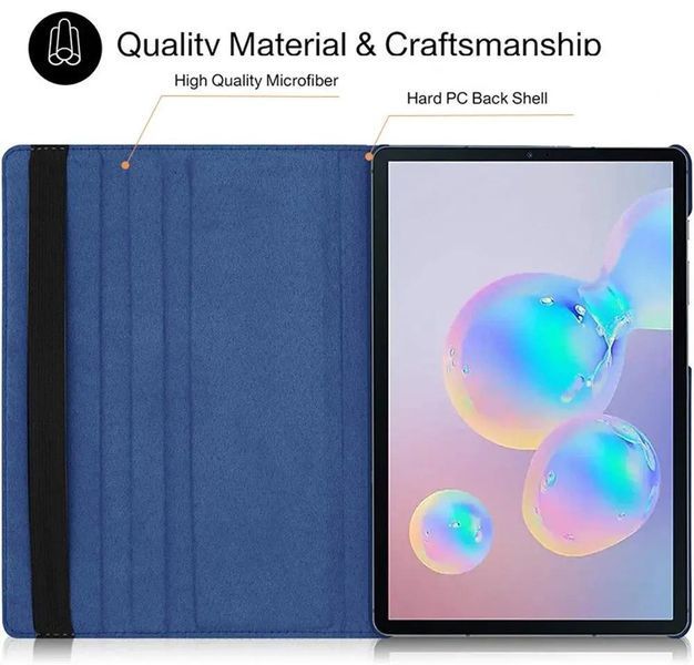 Кожаный чехол книжка 360 для Samsung Galaxy Tab S11 Ultra (14.6") / черный 101088 фото