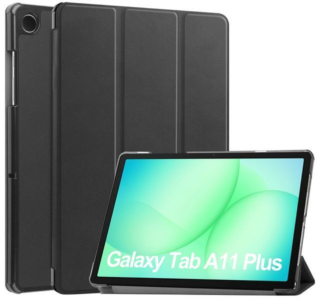 Чохол книжка Crazy Horse для Samsung Galaxy Tab A11 Plus (11") / чорний 204103 фото