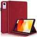 Чехол книжка Wood book на планшет Xiaomi Redmi Pad SE (11") / красный 095653 фото 1