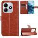 Чохол книжка Book case для Xiaomi Redmi Note 14 (4G) / коричневий 098802 фото 2