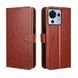 Чехол книжка Book case для ZTE Blade V50 Vita коричневый 094880 фото 1