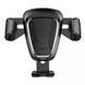 Holder Baseus Gravity Car Mount Metal and Leather Type 16801 фото 3