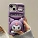 Чохол гумовий Kuromi case на iPhone 15 Pro Max/фіолетовий 098102 фото 1