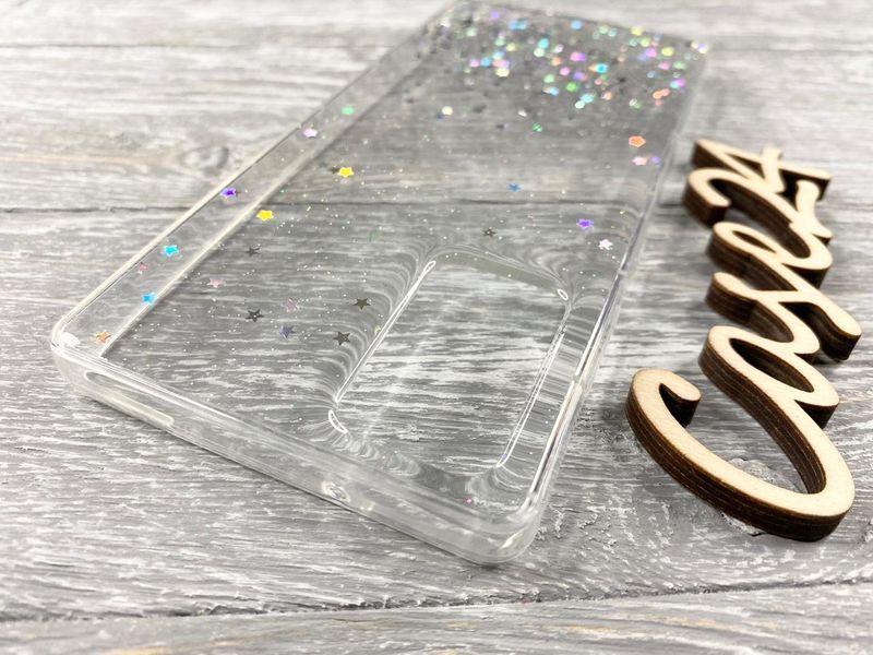 TPU чехол Star Glitter для Samsung Galaxy Note 20 прозрачный 84538 фото