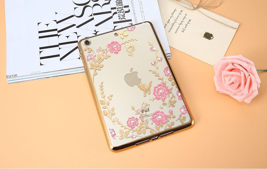 Силіконовий чохол накладка Rose на Apple iPad mini 3 (2 кольори) 020941 фото