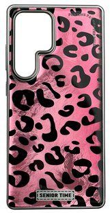 TPU чехол Leopard Case для Samsung Galaxy S25 Ultra / pink 202051 фото