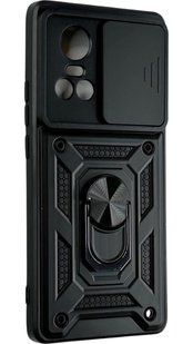 PC + TPU чехол Camshield armor на Oppo Reno 10 черный 095737 фото