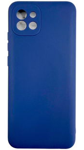 TPU чохол Smitt накладка бампер для Samsung Galaxy A03 2022 (на самсунг а03) синій 085139 фото