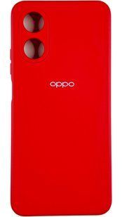Чехол Soft touch для OPPO A17 (на оппо а17) красный 087497 фото