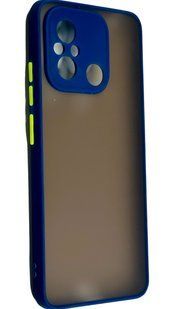TPU чохол накладка Matte Color Case для Xiaomi Redmi 12C синій 092078 фото