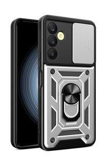PC + TPU чохол Armor Camshield для Samsung Galaxy A35 / сріблястий 097127 фото