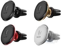 Автотримач BASEUS PREMIUM Magnetic Air Vent + cable clip (4 кольори) 15403 фото