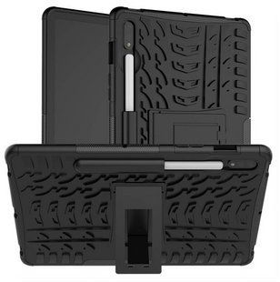 PC + TPU чехол Armor на планшет Samsung Galaxy Tab S9 Plus (12.4") / черный 201345 фото