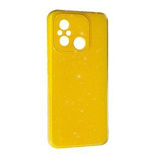 TPU чехол Summer Vibe для Xiaomi Redmi 12C желтый 088467 фото