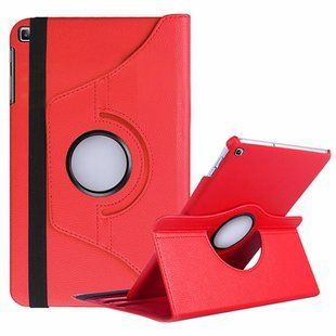 Кожаный чехол книжка 360 для Samsung Galaxy Tab S6 Lite (10.4") / красный 089971 фото