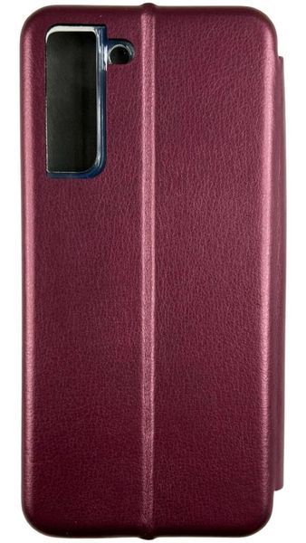 Чохол книжка Elegant book для Samsung Galaxy S21 FE / бордовий 088000 фото