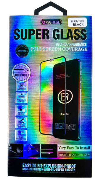 Захисне скло Brauffen на iPhone 11 Pro (на айфон 11 про) чорний 085229 фото