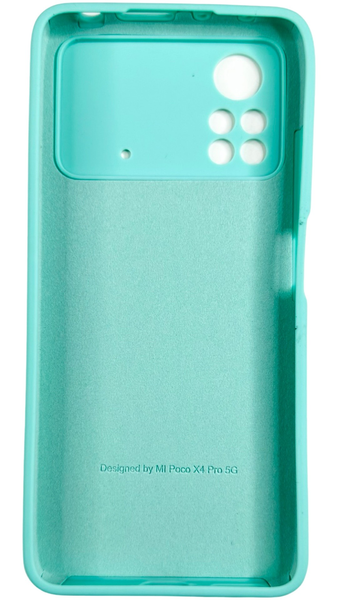 Чехол Soft touch для Poco X4 Pro 5G / бирюзовый 089267 фото