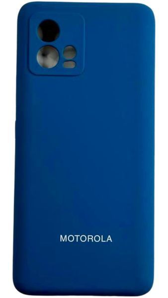 Чехол силиконовый Soft touch для Motorola G72 / синий 094654 фото