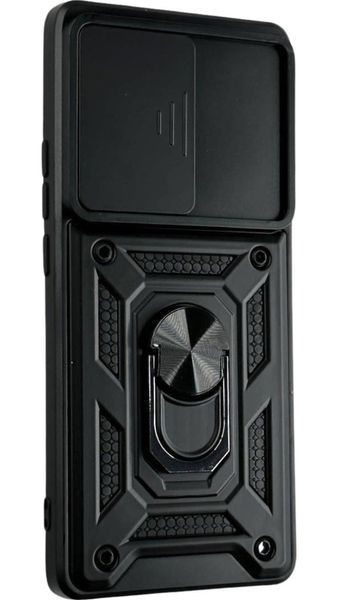 PC + TPU чехол Camshield armor на Oppo Reno 10 черный 095737 фото