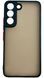 TPU чохол накладка Matte Color Case для Samsung Galaxy S22 чорний 092178 фото 3