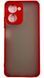 TPU чехол накладка Matte Color Case для Realme C33 красный 092628 фото 3