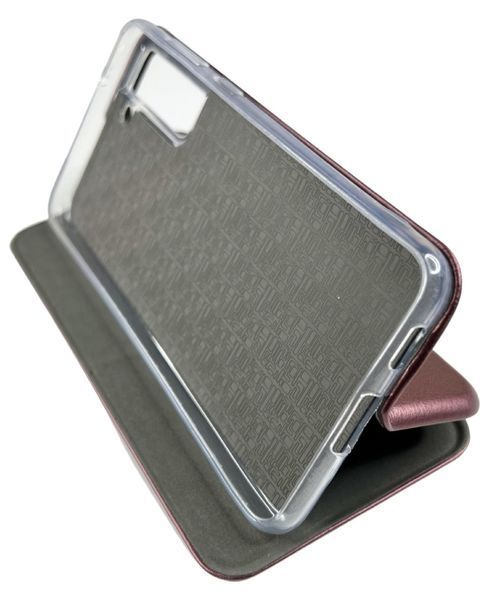 Чохол книжка Elegant book для Samsung Galaxy S21 FE / бордовий 088000 фото