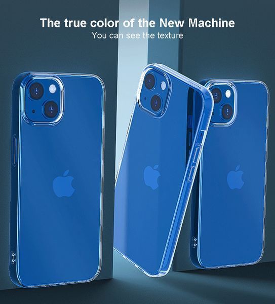Ультратонкий чехол для iPhone 13 mini прозрачный (на айфон 13 мини) 084199 фото