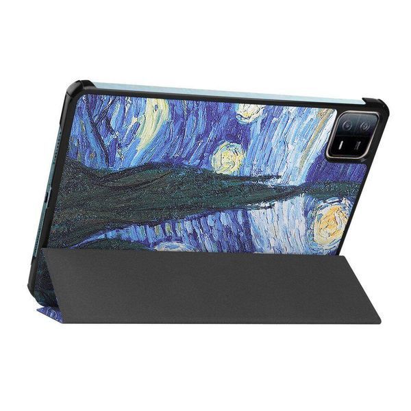 Чехол книжка Crazy Horse на Xiaomi Mi Pad 6 (11") / звездная ночь 093886 фото
