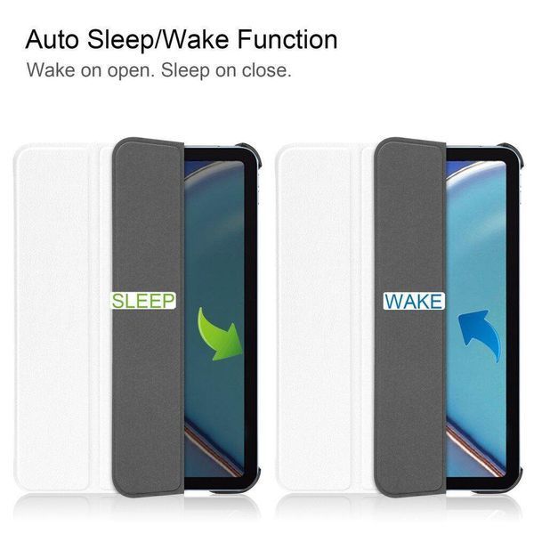 Шкіряний чохол книжка Crazy Horse на планшет iPad Mini 7 2024 (8.3")/сірий 098882 фото