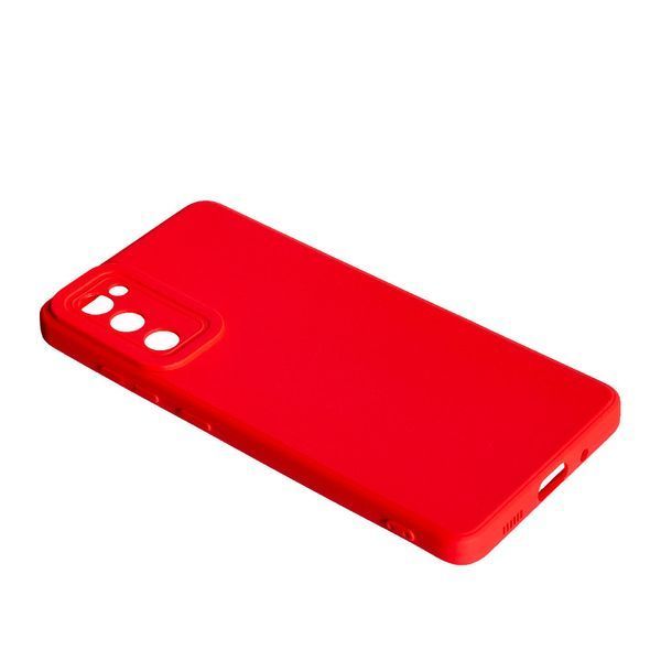 TPU чехол Smitt накладка бампер для Samsung Galaxy S20 FE красный 088817 фото