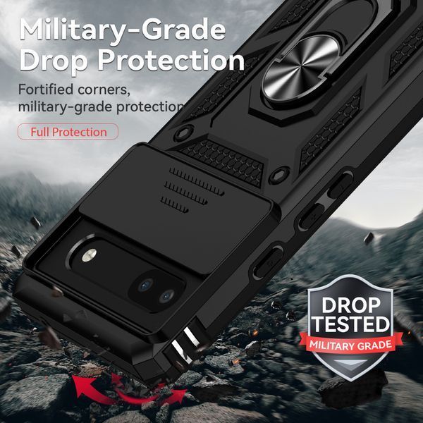 PC + TPU чехол Camshield armor для Google Pixel 6 Pro красный 089368 фото
